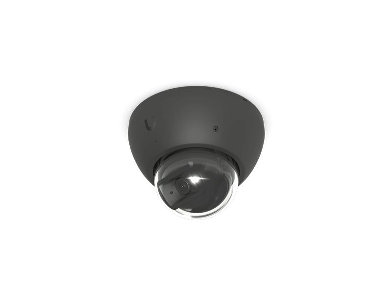 Ubiquiti Netzwerkkamera UniFi AI Dome Schwarz Allwetter-feste, vandalismusgeschützte 4K PoE Dome-Kamera mit erweiterten KI-Fähigkeiten und Langstrecken-IR-Nachtsicht