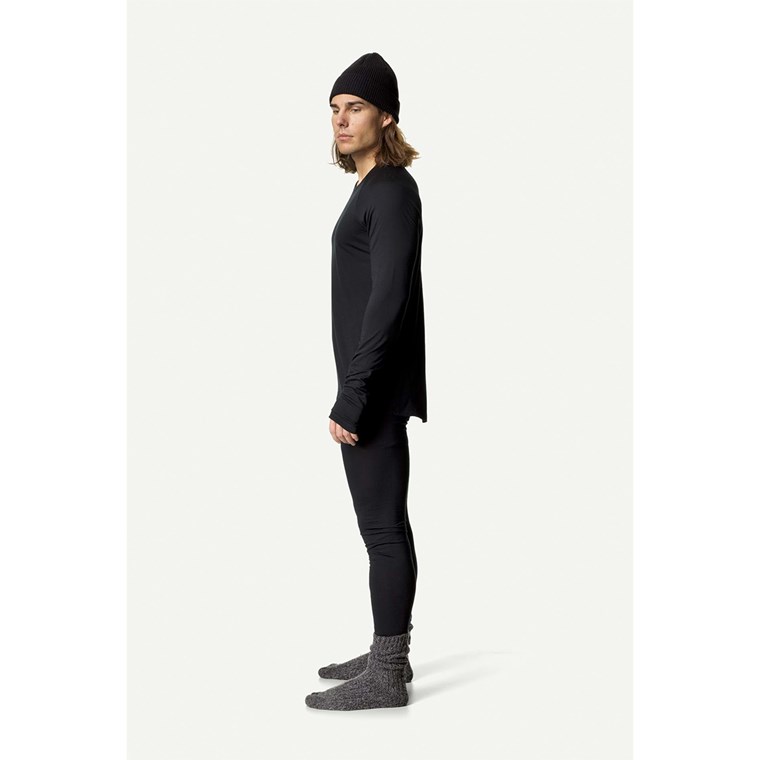 Houdini Desoli Light Crew Sweater Men True Black