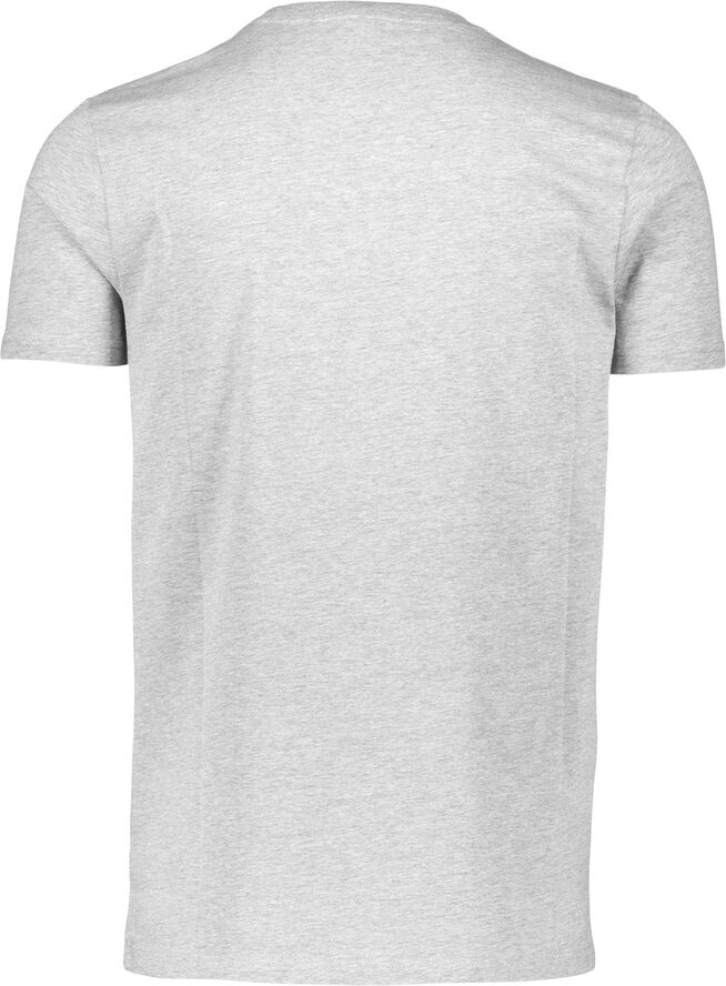 Lindbergh Mens stretch crew neck tee S/S Grå