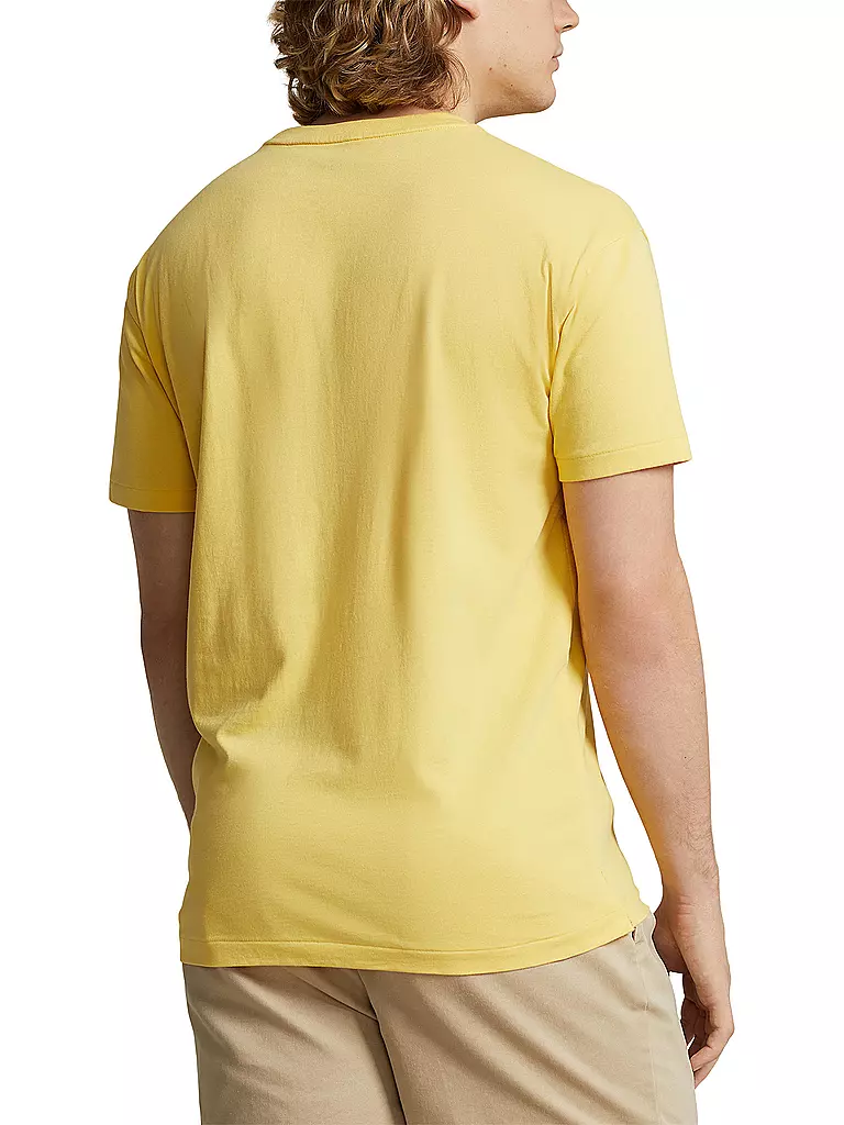 POLO RALPH LAUREN T-Shirt Custom Slim Fit gelb