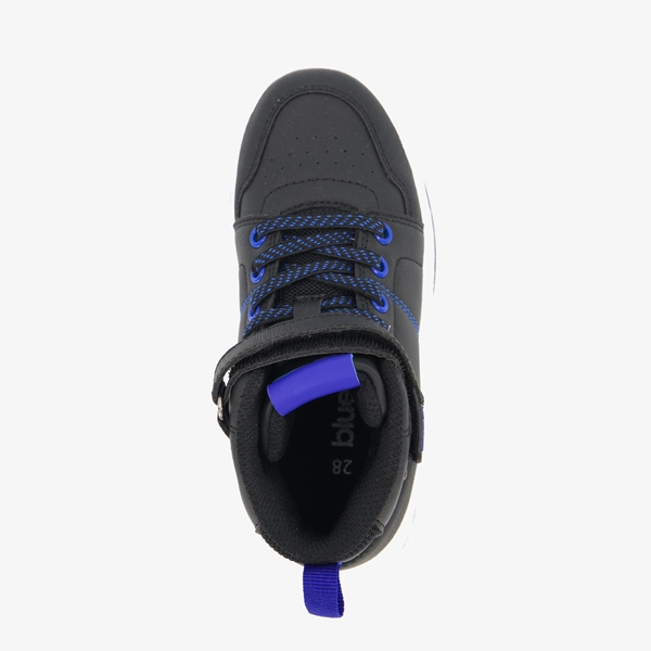 Blue Box hoge jongens sneakers zwart/blauw