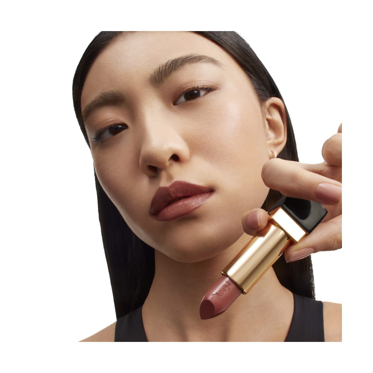 YVES SAINT LAURENT Rouge Pur Couture Rouge à lèvres fini satin - Couleur intense et confort