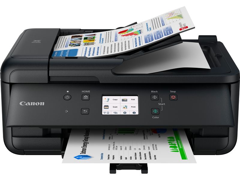 Canon Multifunktionsdrucker PIXMA TR7650 4-in-1-Multifunktionssystem mit 5 separate Tintenpatronen