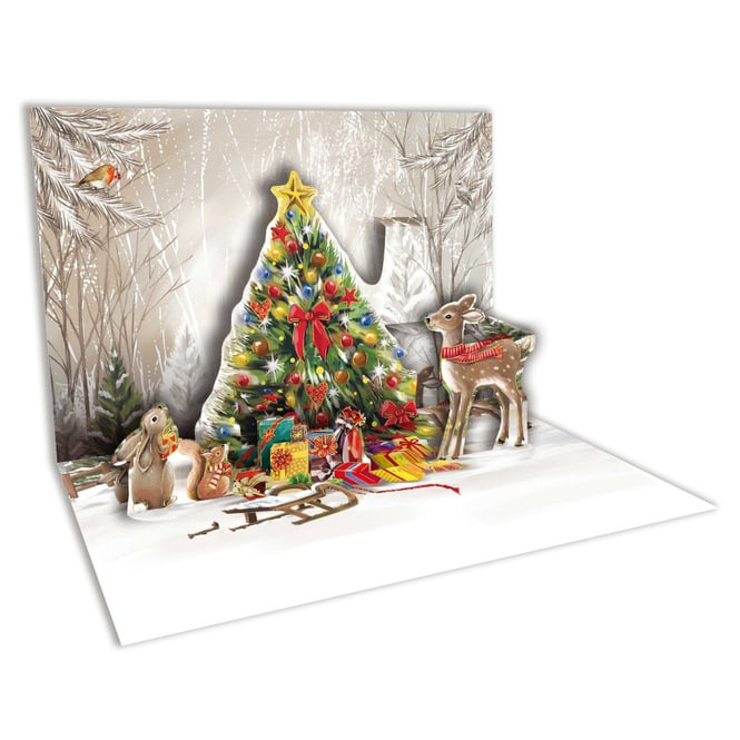 Weihnachskarte - Pop-up - 1 Stück