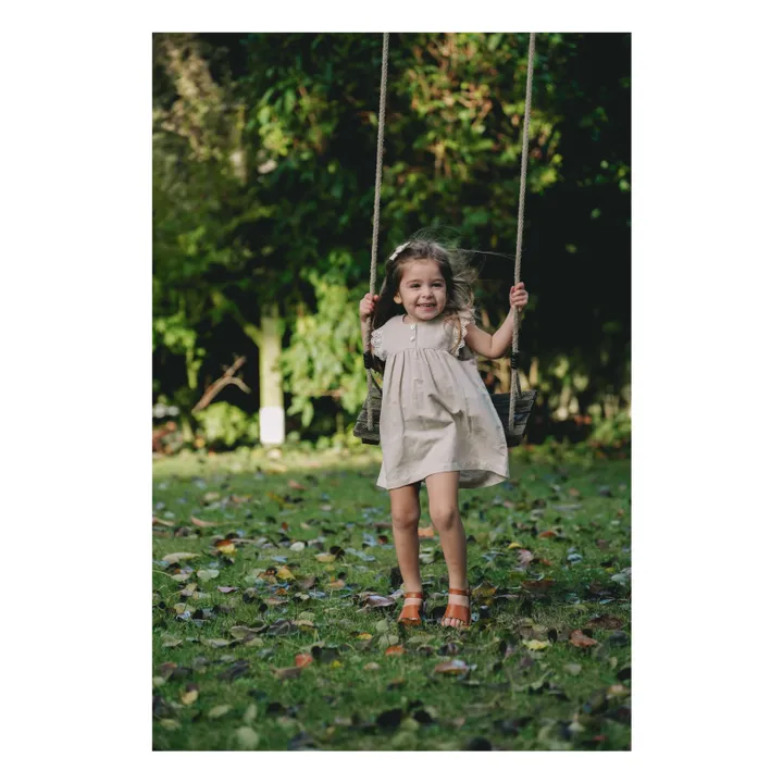 Loir Robe Alix Brodée | Ecru