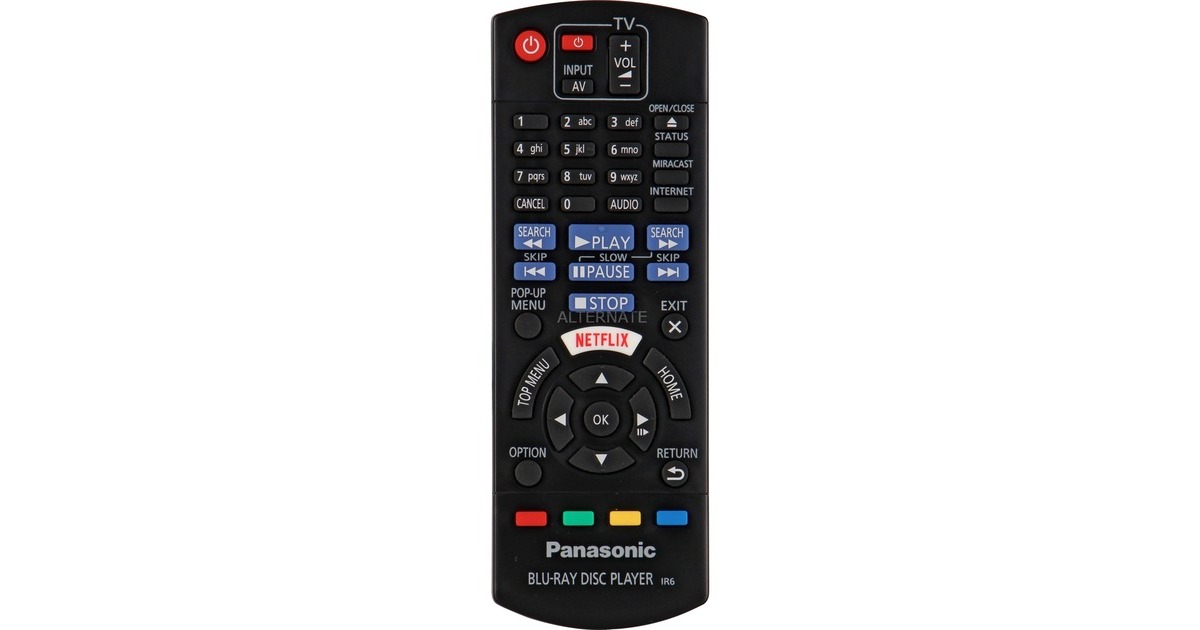 PanasonicDMP-BDT184EG blu-ray speler  (Zwart)