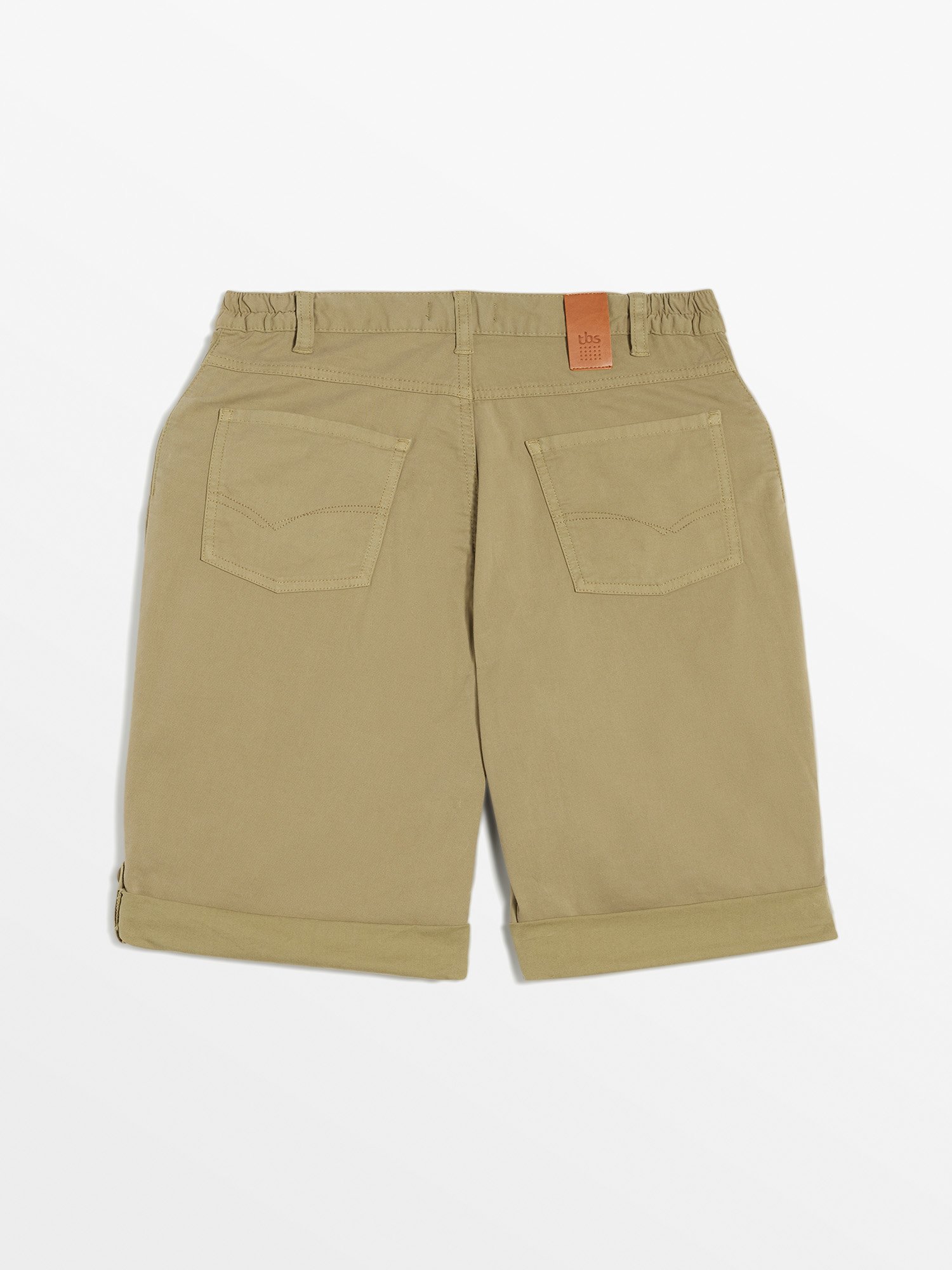 Bermuda Femme Ceinture Elastiquée Vert