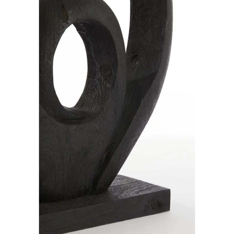 Ornament Randa - Zwart - 40x14x60cm