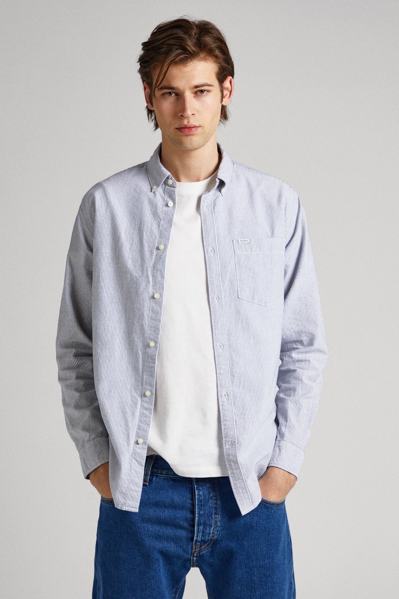 Camisa oxford listrada de Bengala