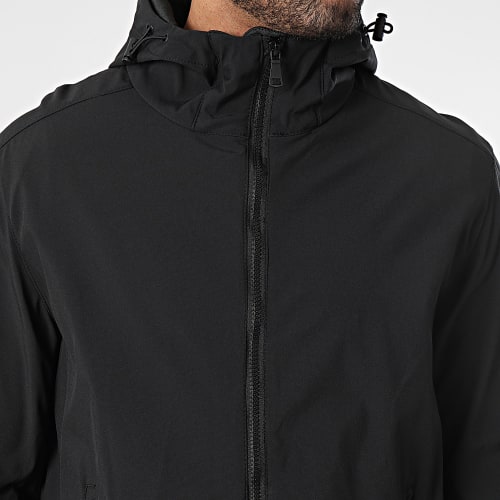 Veste Zippée Capuche Noir
