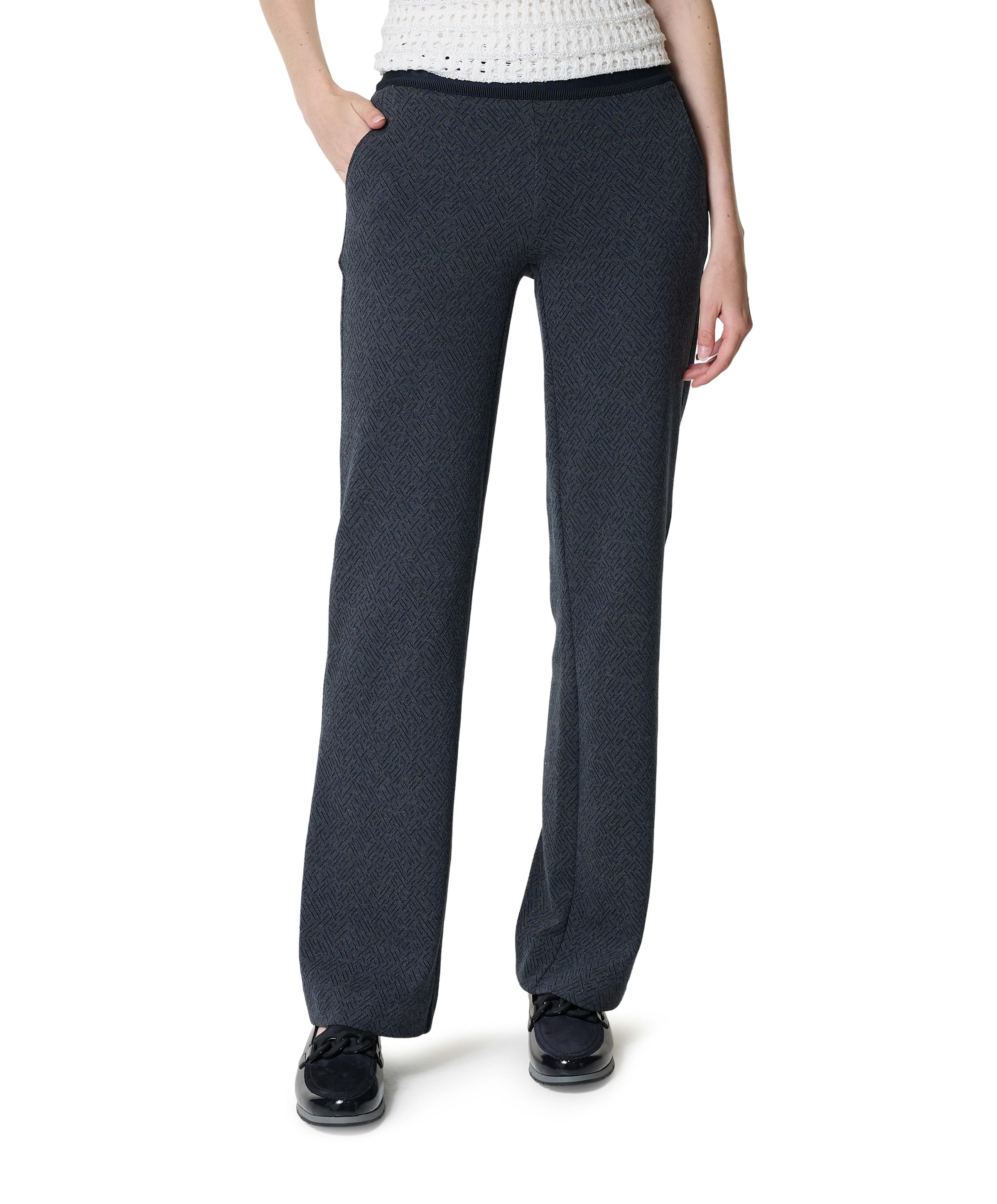Toni Jenny Wide Leg dames broek blauw
