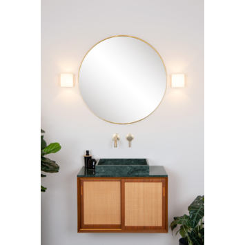 Lucide badkamer wandlamp Jelte IP44 zwart