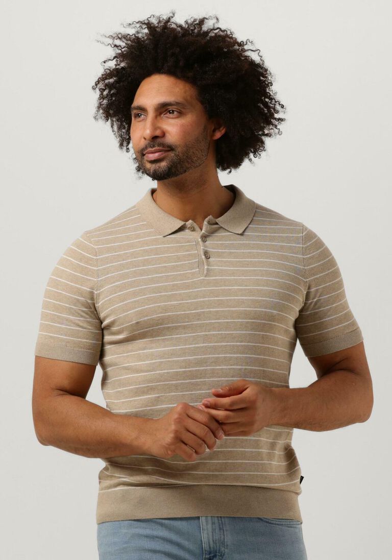 SAINT STEVE beige saint steve polo hessel