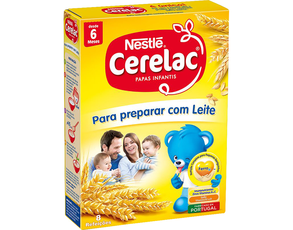 FARINHA NÃO LÁCTEA CERELAC PARA PREPARAR COM LEITE 250G