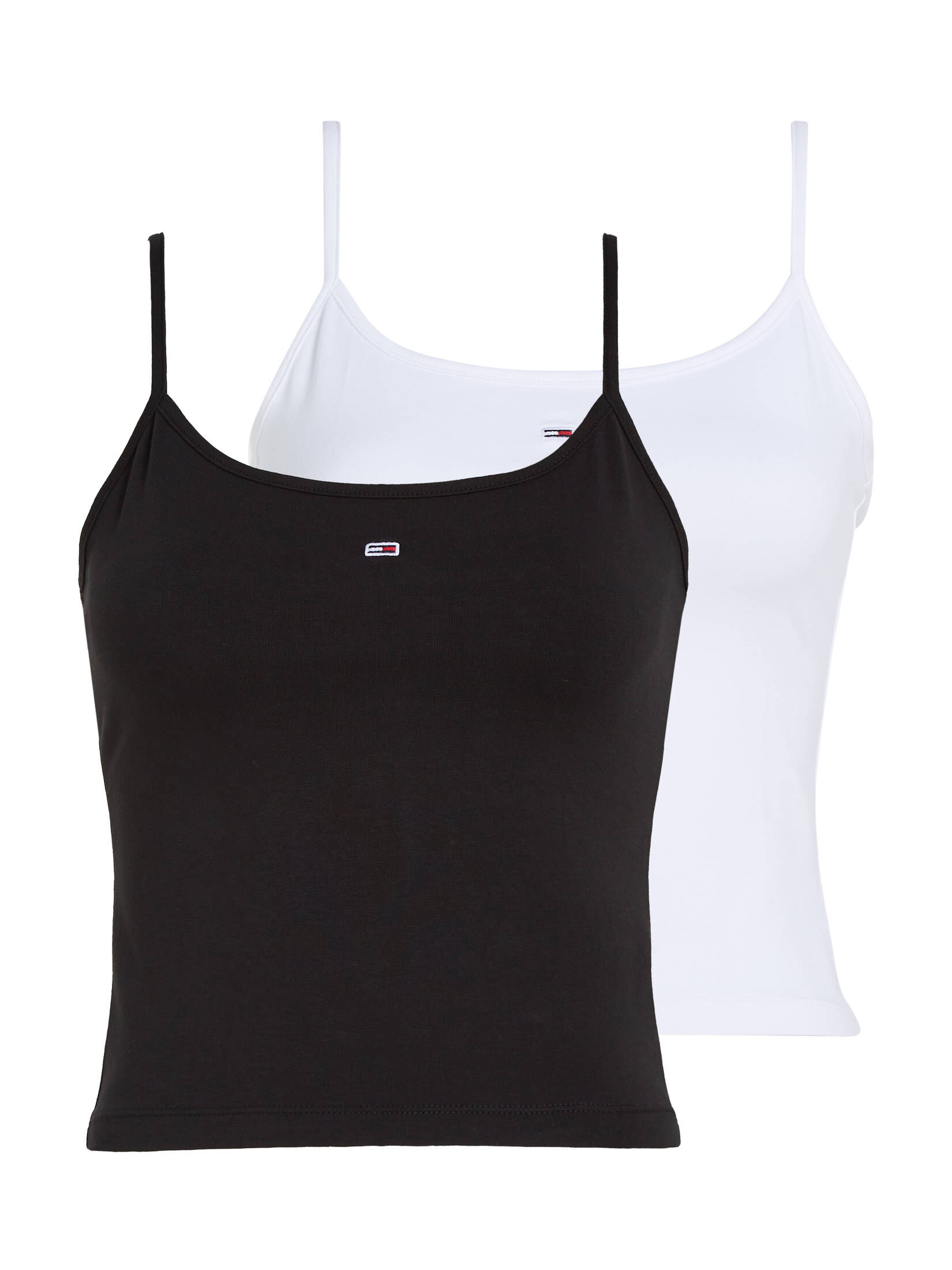 Tommy Jeans| Damen Trägertop 2er-Pack mit verstellbaren Spaghettiträgern