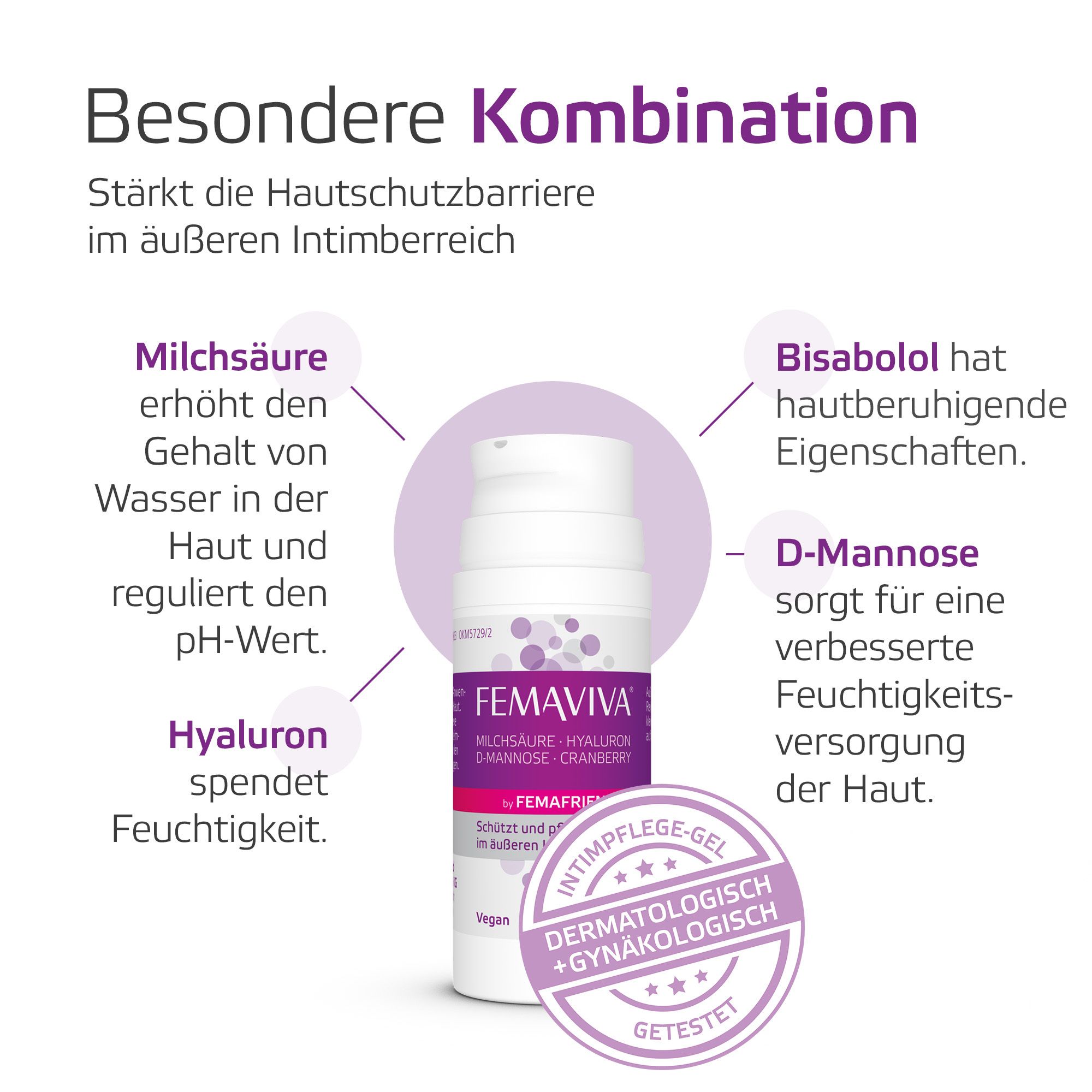 FEMANNOSE®N D-Mannose + FEMAVIVA® Gel bei Blasenentzündung
