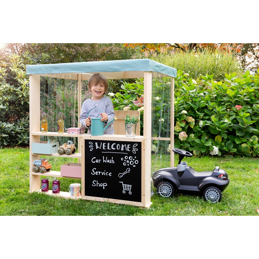 MUDDY BUDDY® Outdoor Tankstelle Bubble Catcher, natur - salbeigrün