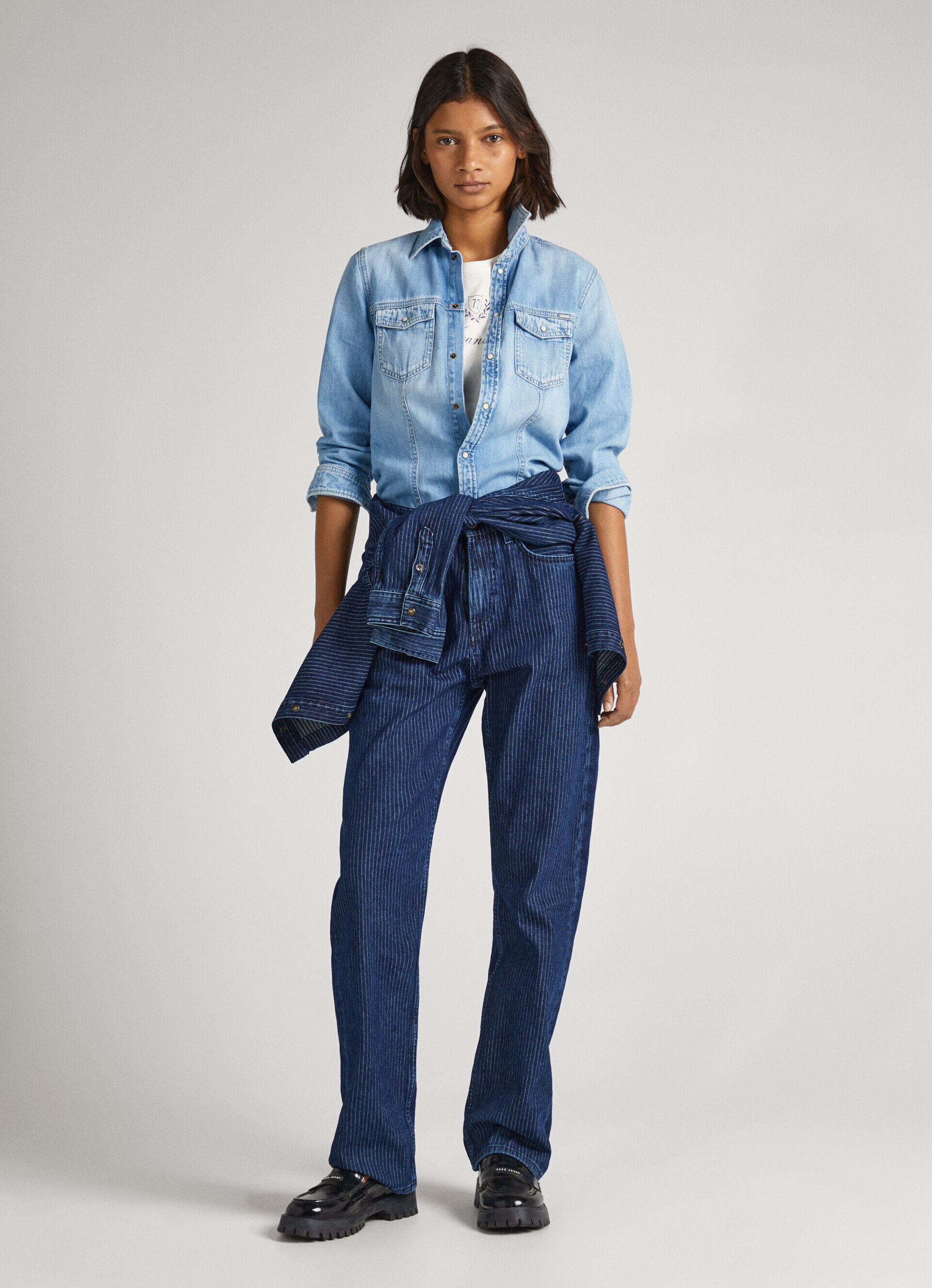 CAMISA JEANS SLIM FIT - jeans