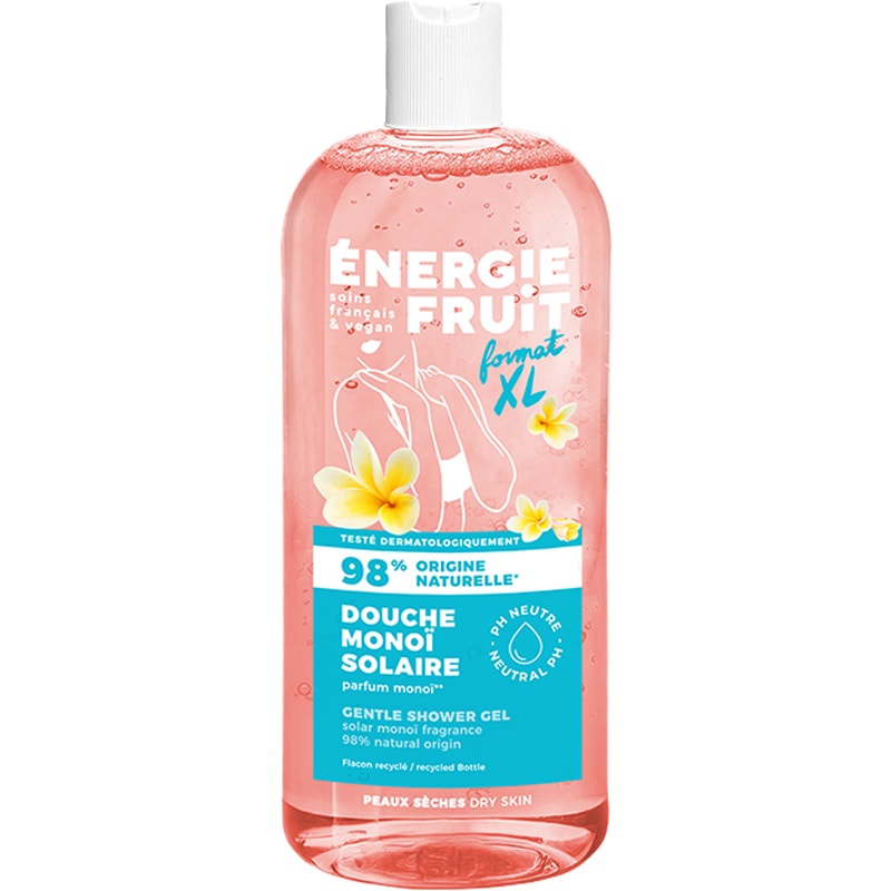Gel douche hydratant - Huiles de monoï & macadamia bio - Peaux sèches - 500 ml