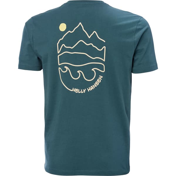 T-shirt HELLY HANSEN F2F ORGANIC COTTON TEE 2.0 DARK CREEK
