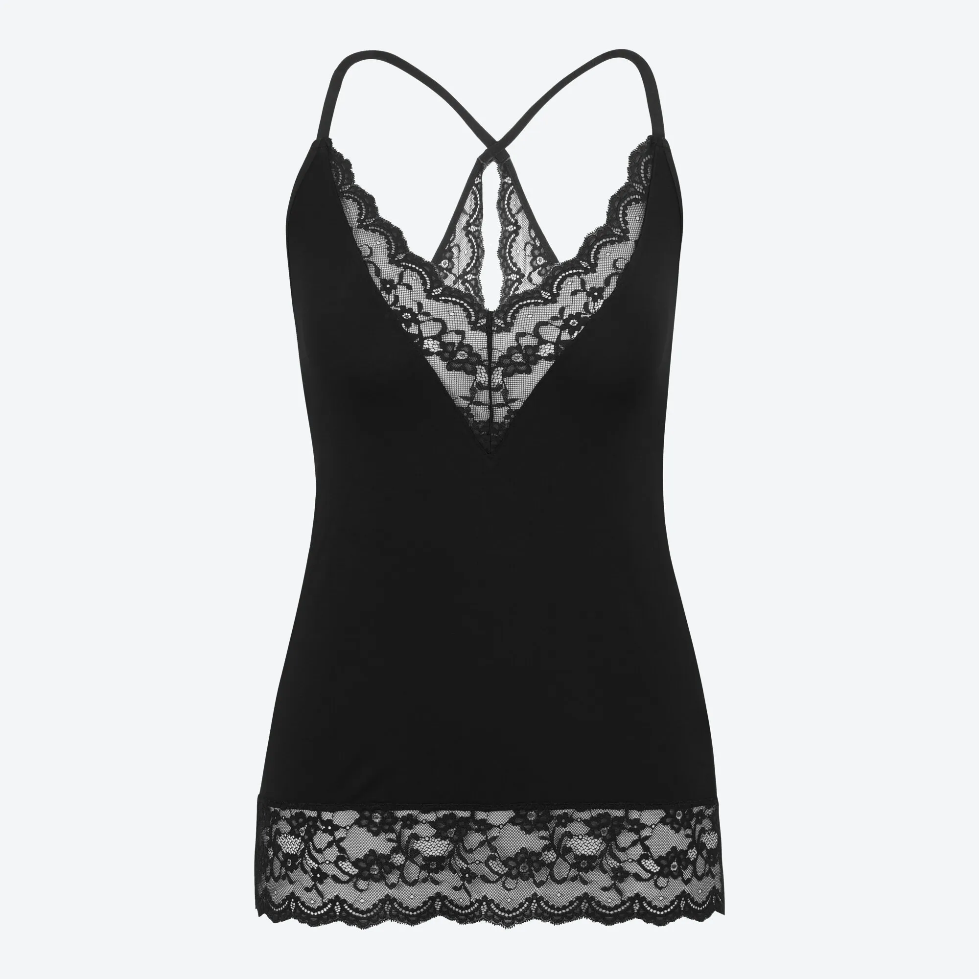 Damen-Schlaf-Top mit Spitze