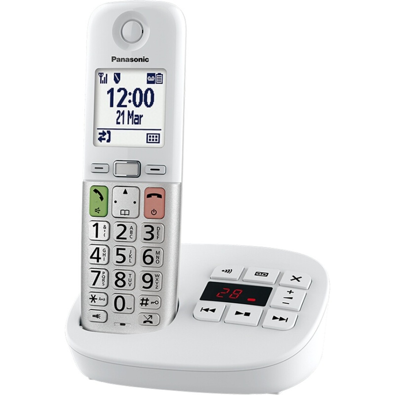 Téléphone sans fil Panasonic fixe blanc