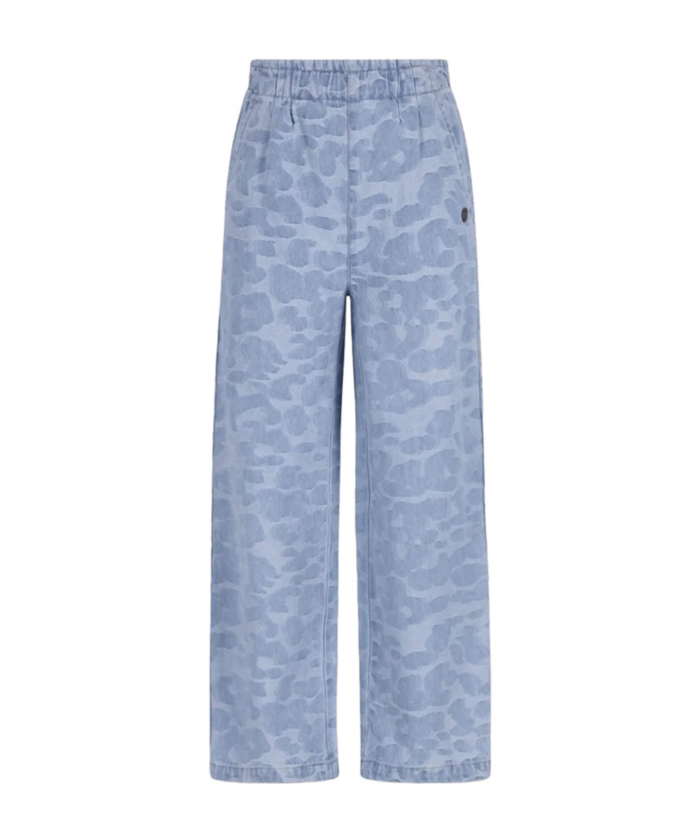 Like Flo Fleur chambrey meisjes broek blauw