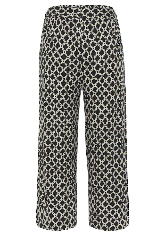 LASCANA Culotte  mit Alloverdruck, 7/8-Hose, Jerseyhose