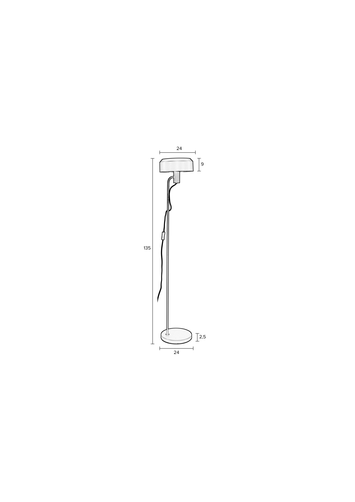 Rein Living vloerlamp Landon Rein Living Landon Vloerlamp