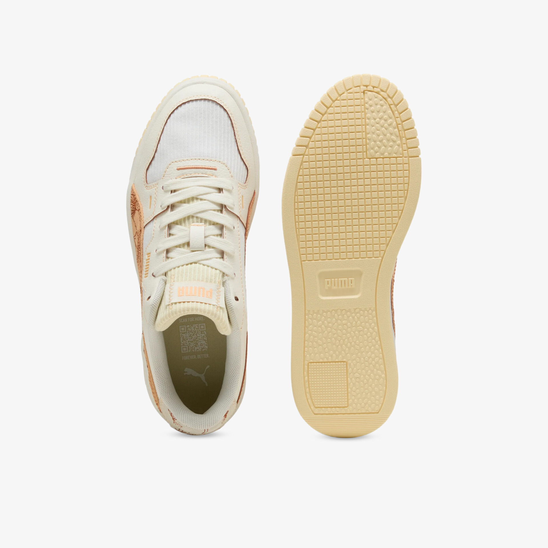 PUMA Carina Street Lux Crafted Flowers Damen Plateau Sneaker