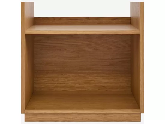 HABITAT - Bibliothèque en chêne - 4 étagères - Naturel - Kuda
