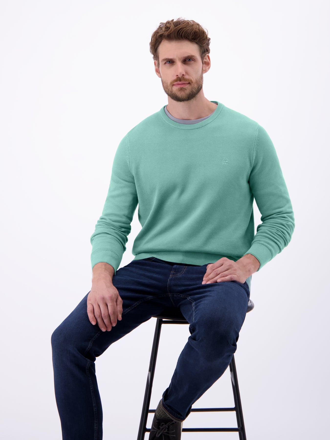 Leichter Herren Strickpullover