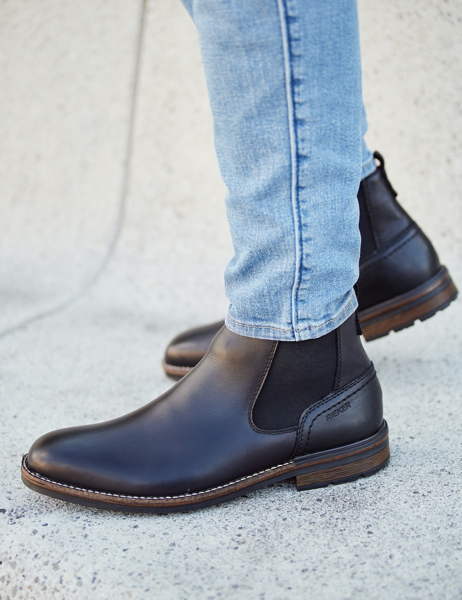 Glattleder Chelsea Boot