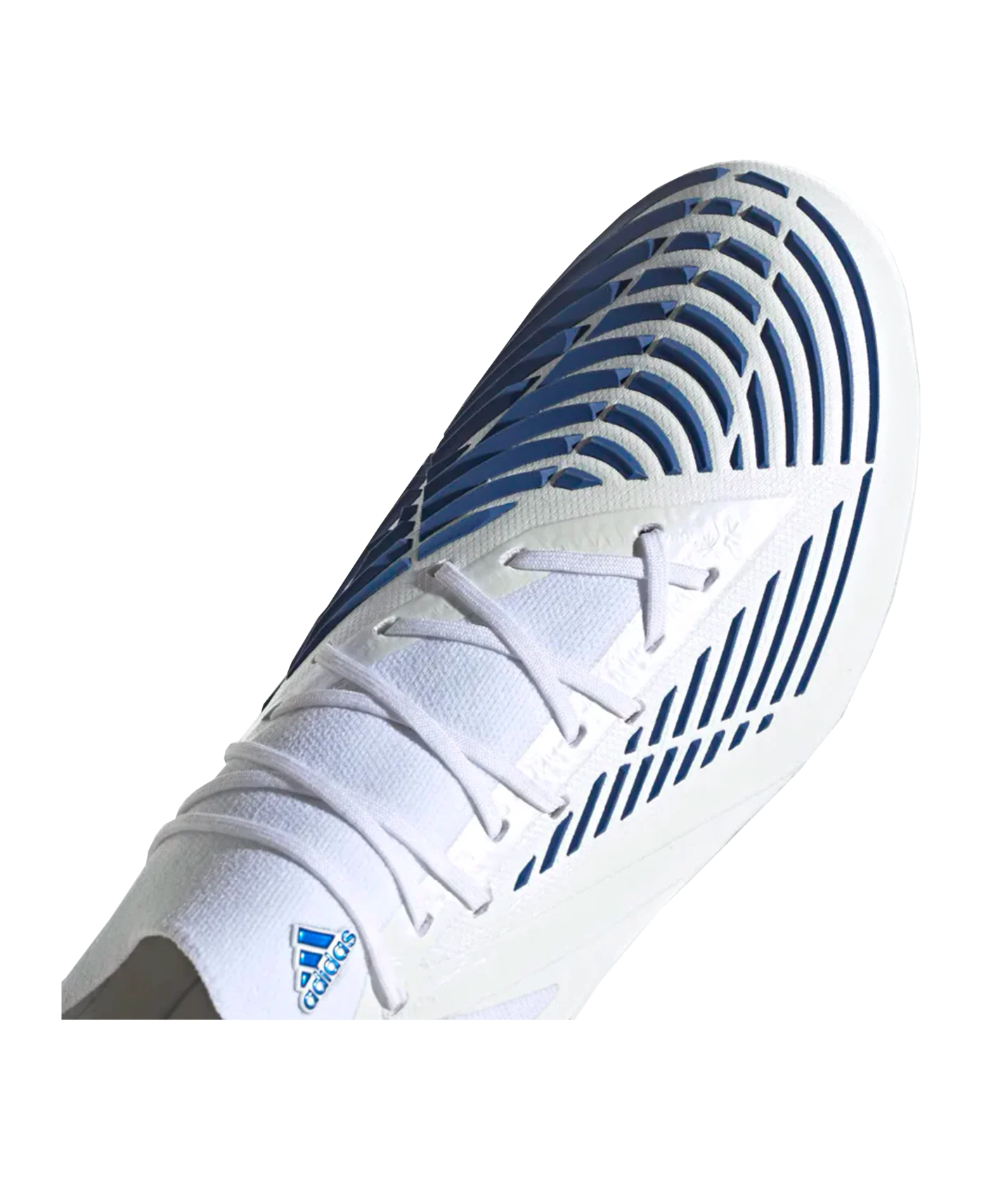 adidas Predator EDGE.1 L AG Diamond Edge Weiss Blau