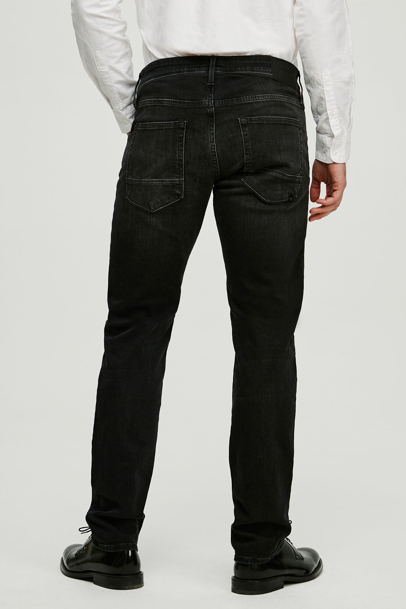 Calça jeans slim fit - Preta