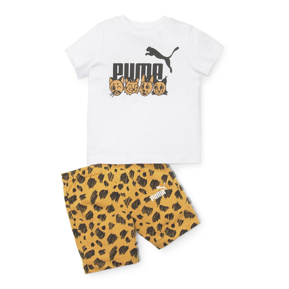 Puma Ensemble Blanc/Orange Garçon Puma Mates Set