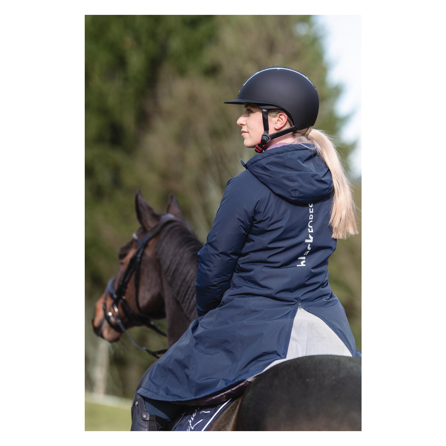 black forest Regenmantel Burgas - navy reflex
