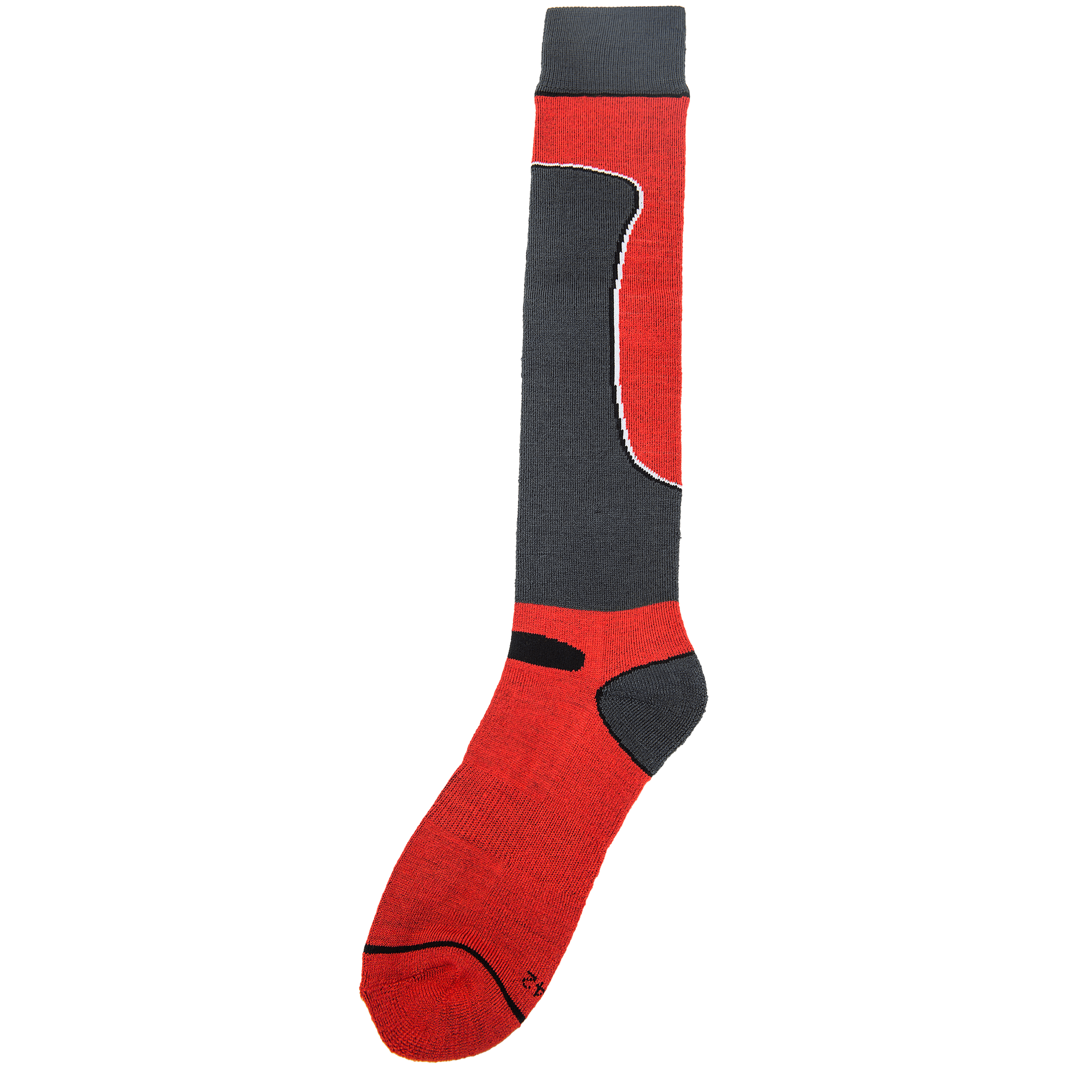 Vertical Walnut ski sock - Sokker