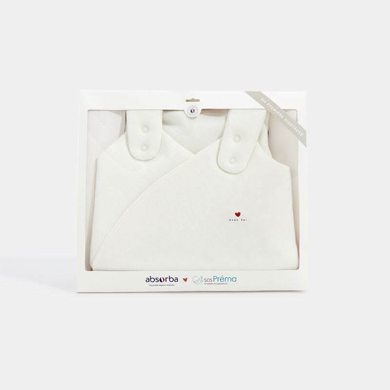 Gigoteuse prématurée évolutive blanche naissance Absorba Blanc