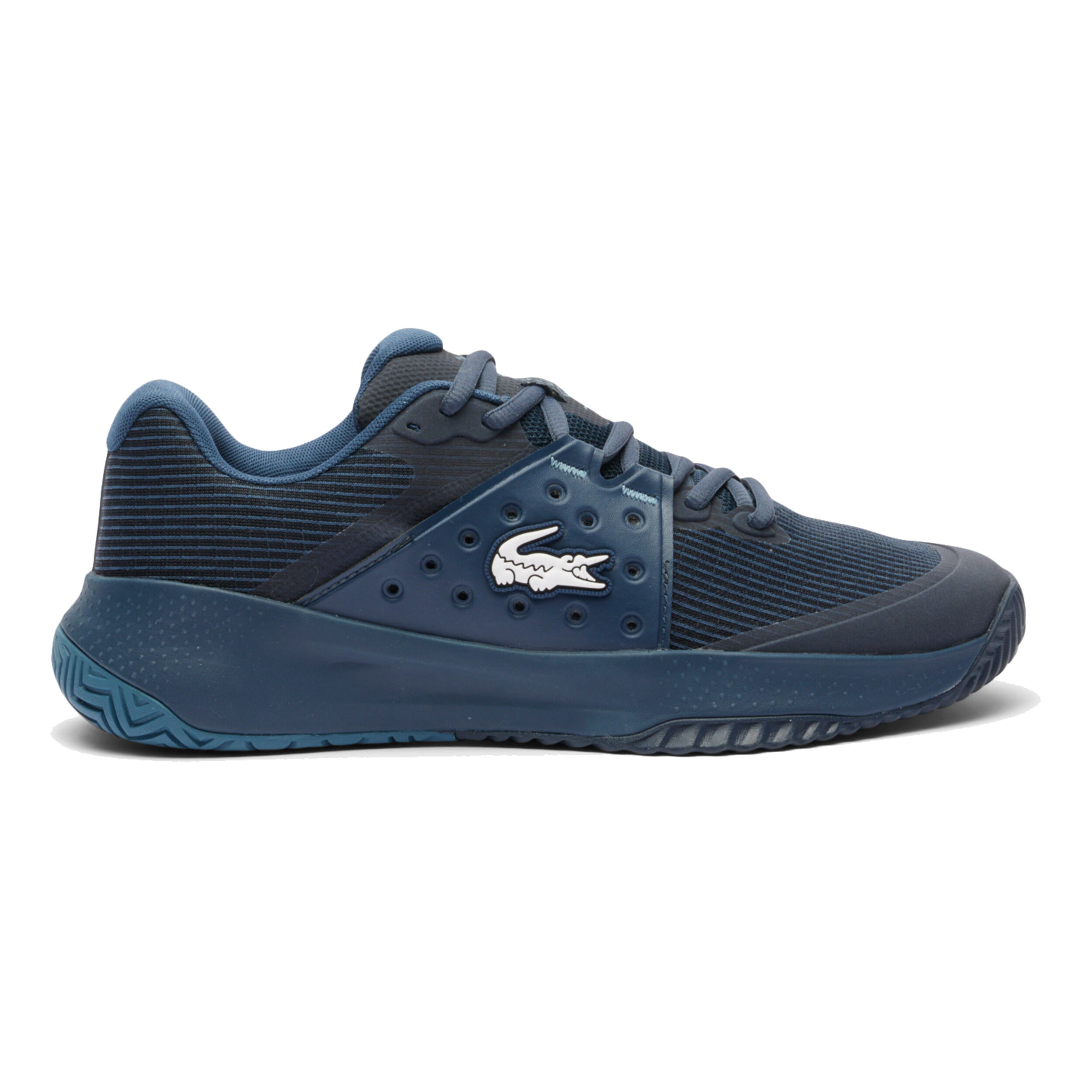 Lacoste Power Serve Chaussures Toutes Surfaces Hommes - Bleu Foncé , Bleu