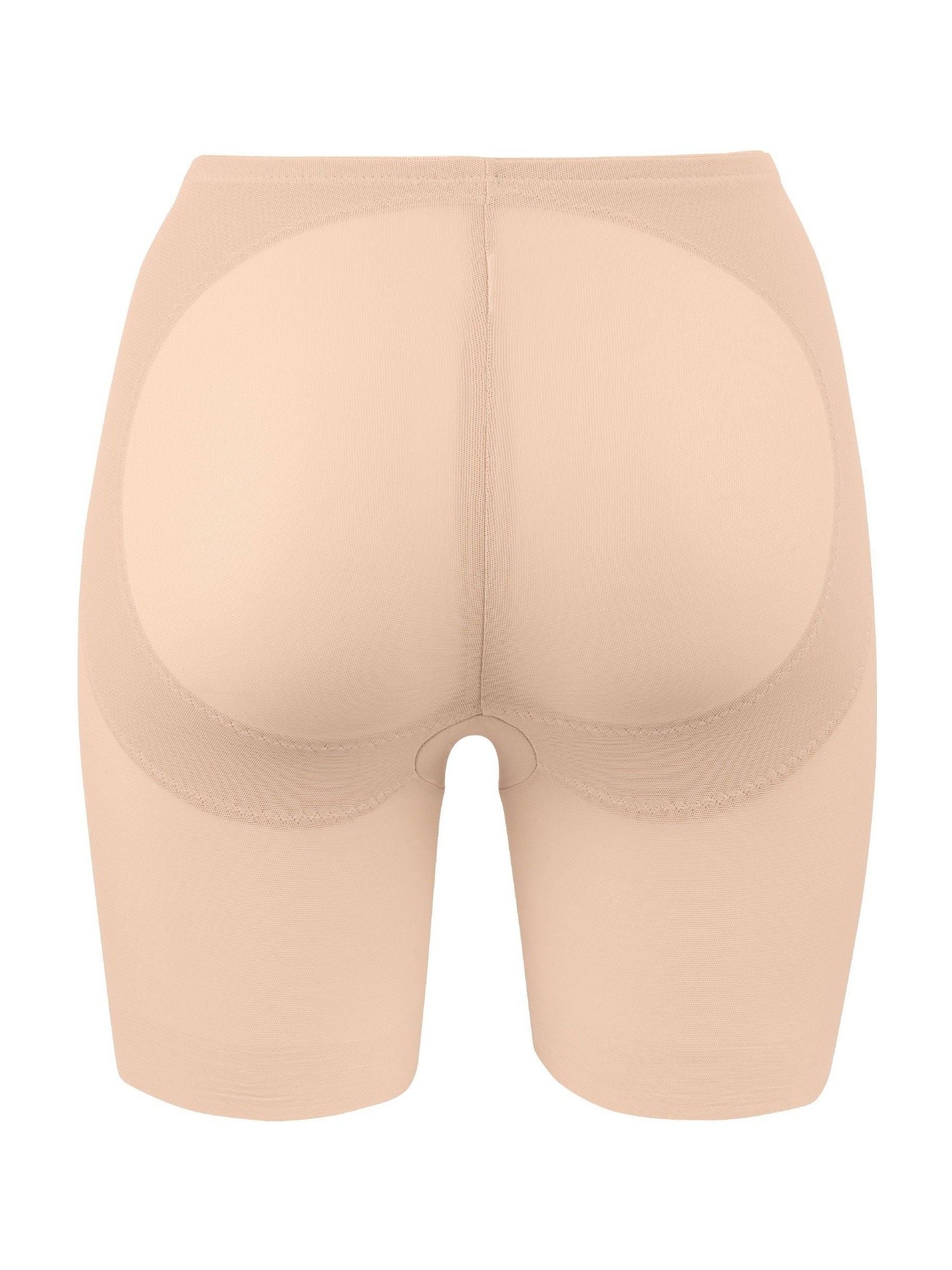 Miraclesuit buikcorrigerende warme beige tailleshorts met doorschijnende achterkant voor jongens