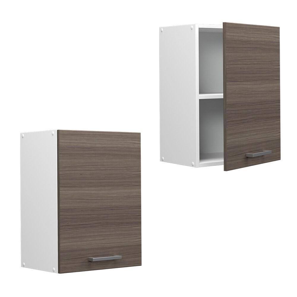 Vicco Hängeschrank Küchenschrank Küchenzeile R-Line 45 cm Weiß Edelgrau Tür Fächer
