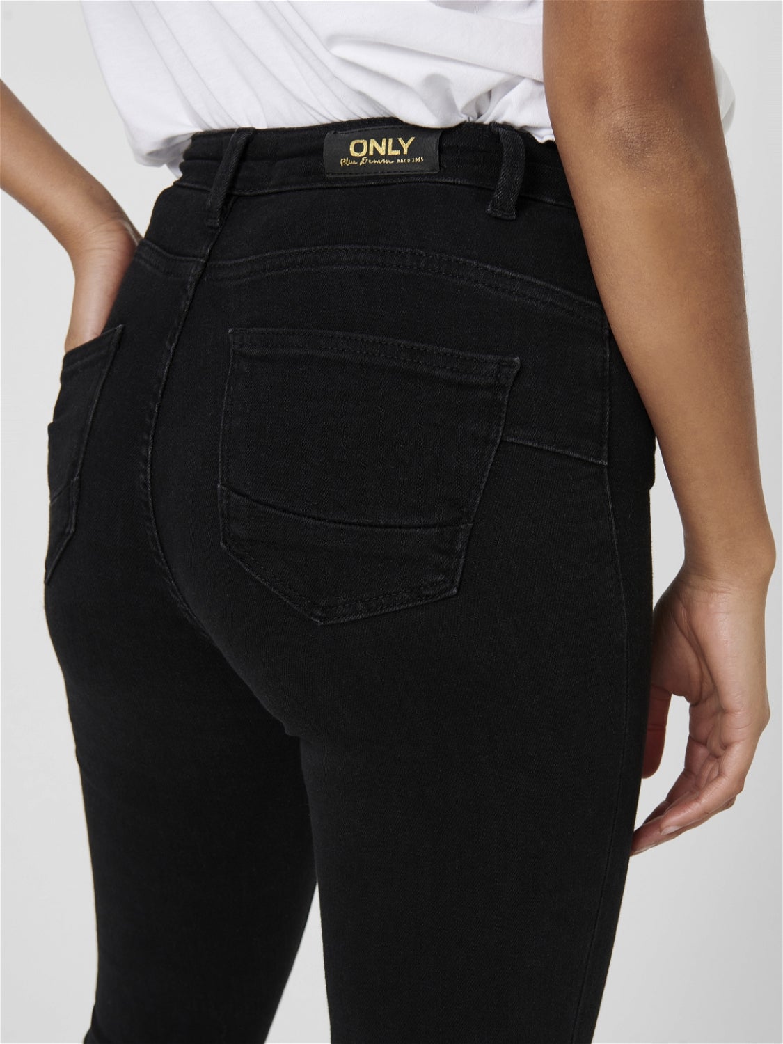ONLPOWER Mittlere Taille Skinny Fit Jeans Black