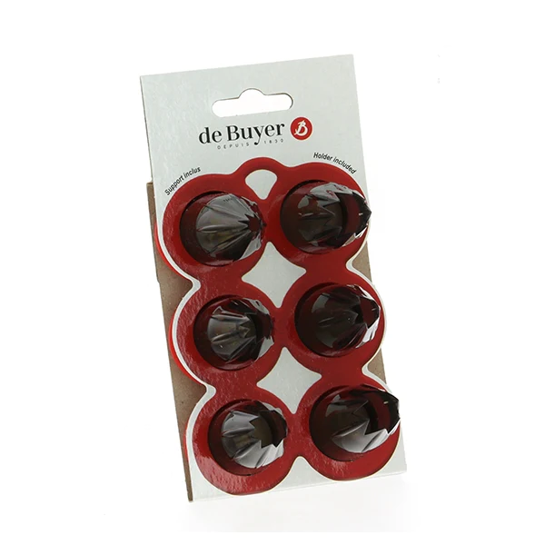 Coffret Cannelé 6 douilles assorties De Buyer