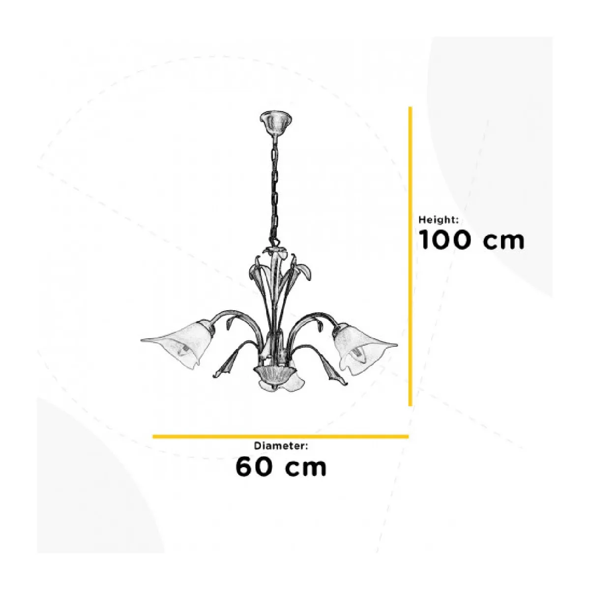 Onli Suspension Lucrezia 3 Light - Ivoire