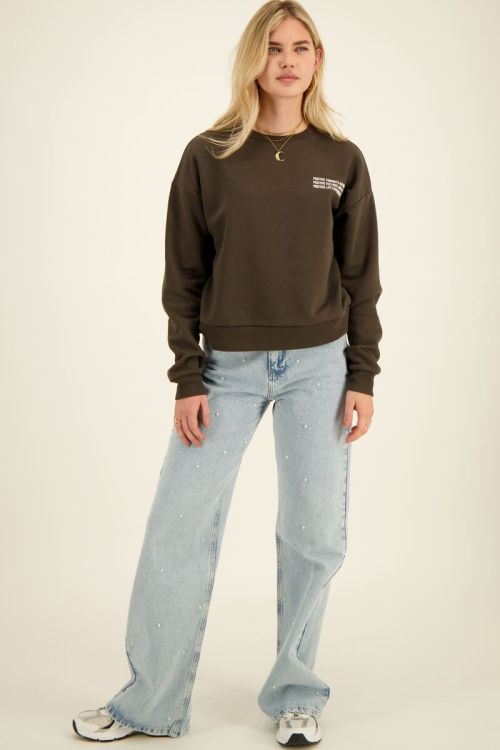 Donkergroene sweater the journey