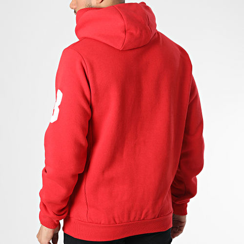 Sweat Capuche Folton Rouge