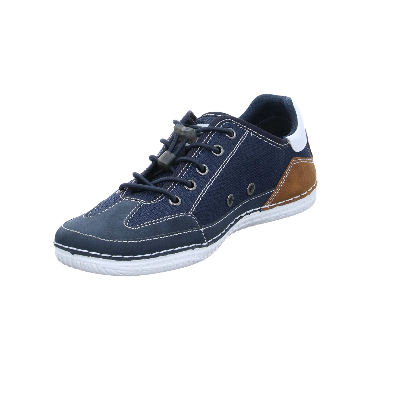 BUGATTI SHOES Halbschuhe Sneaker Blau Synthetik