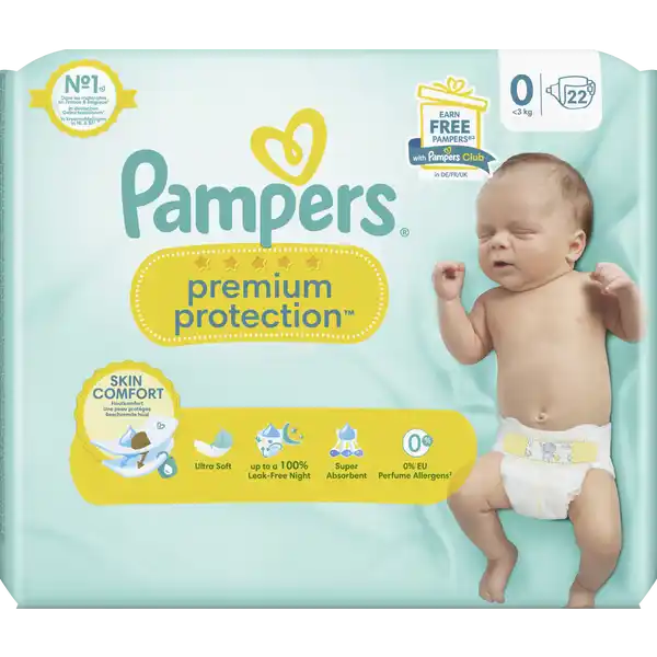premium protection Windeln Gr.0 (unter 3kg)