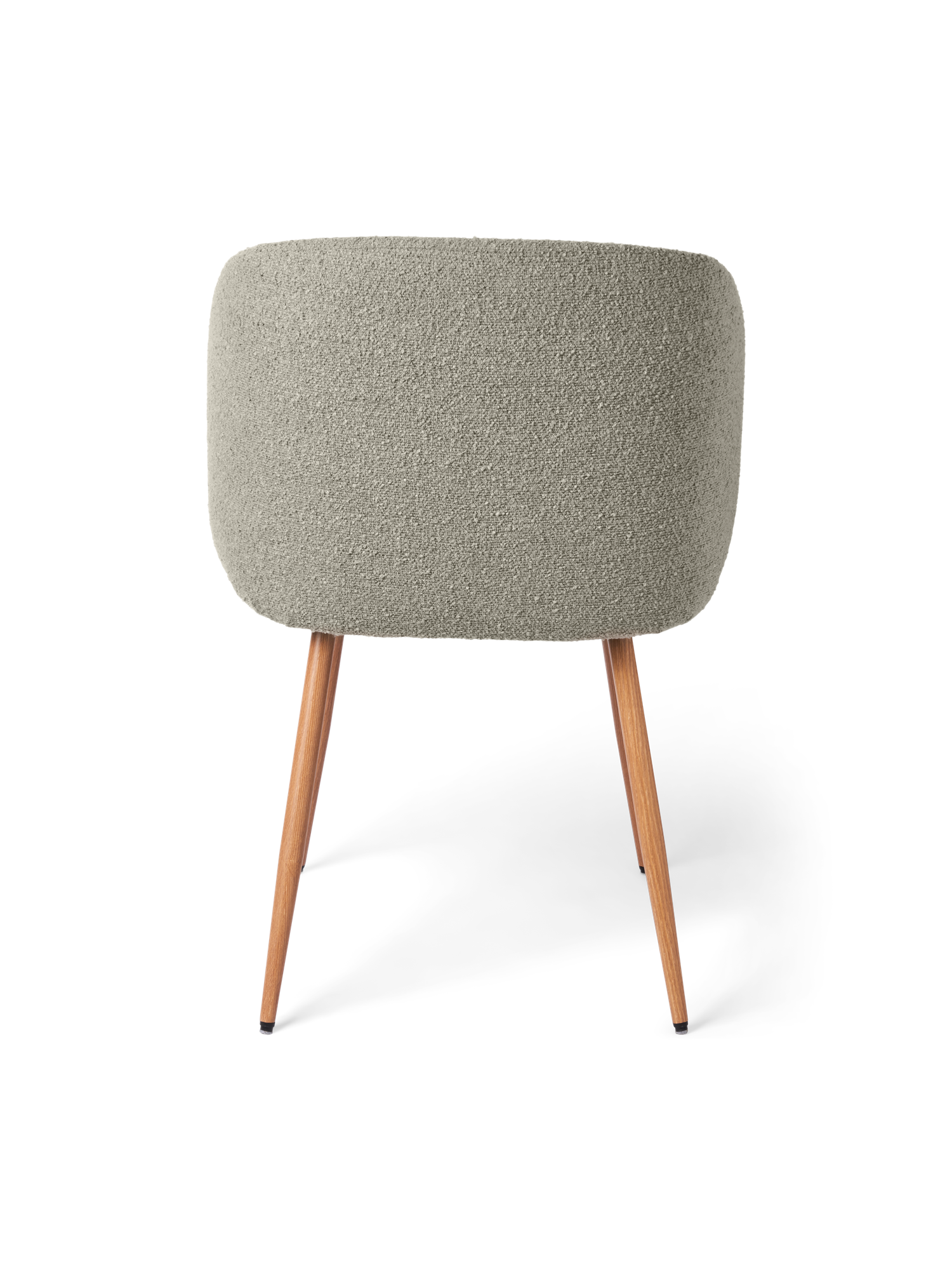Stol i boucléstof | 81 x 56,5 x 54 cm. | Warm Grey